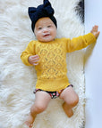 MUSTARD KNIT JUMPER - Toots Kids