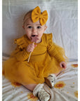 MUSTARD TUTU DRESS - Toots Kids