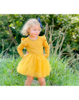 MUSTARD TUTU DRESS - Toots Kids
