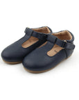Navy T-bar shoes - Toots Kids