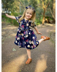 NORAH COLLAR DRESS - Toots Kids
