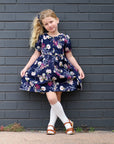 NORAH COLLAR DRESS - Toots Kids