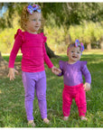 ORCHID LONG SLEEVE FLUTTER - Toots Kids