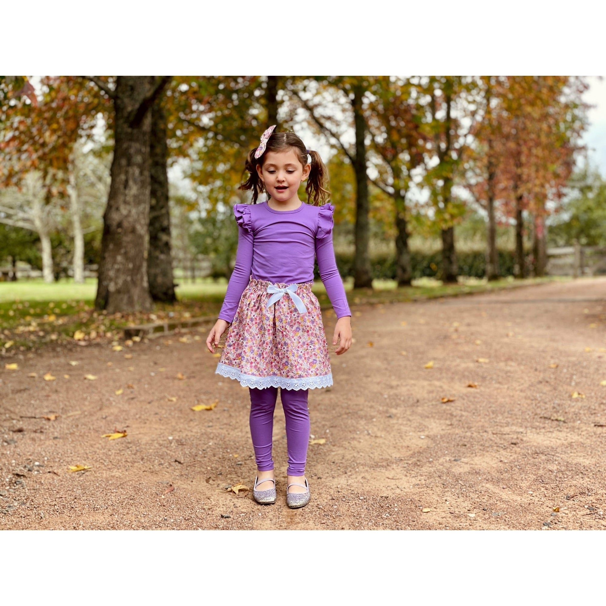 ORCHID LONG SLEEVE FLUTTER - Toots Kids