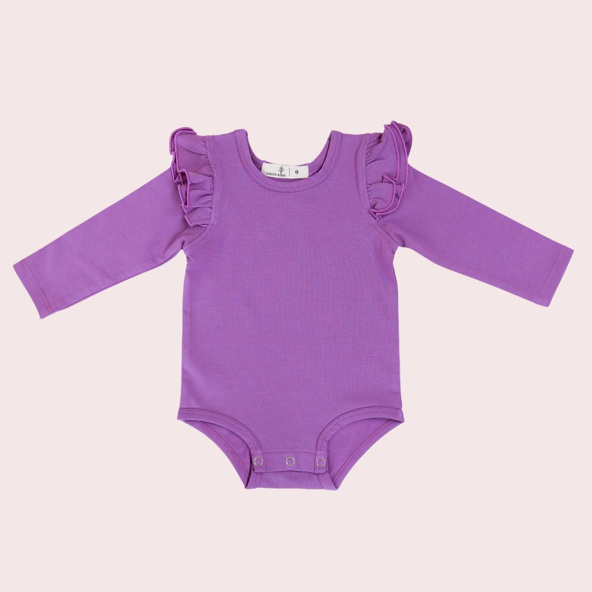 ORCHID LONG SLEEVE FLUTTER - Toots Kids