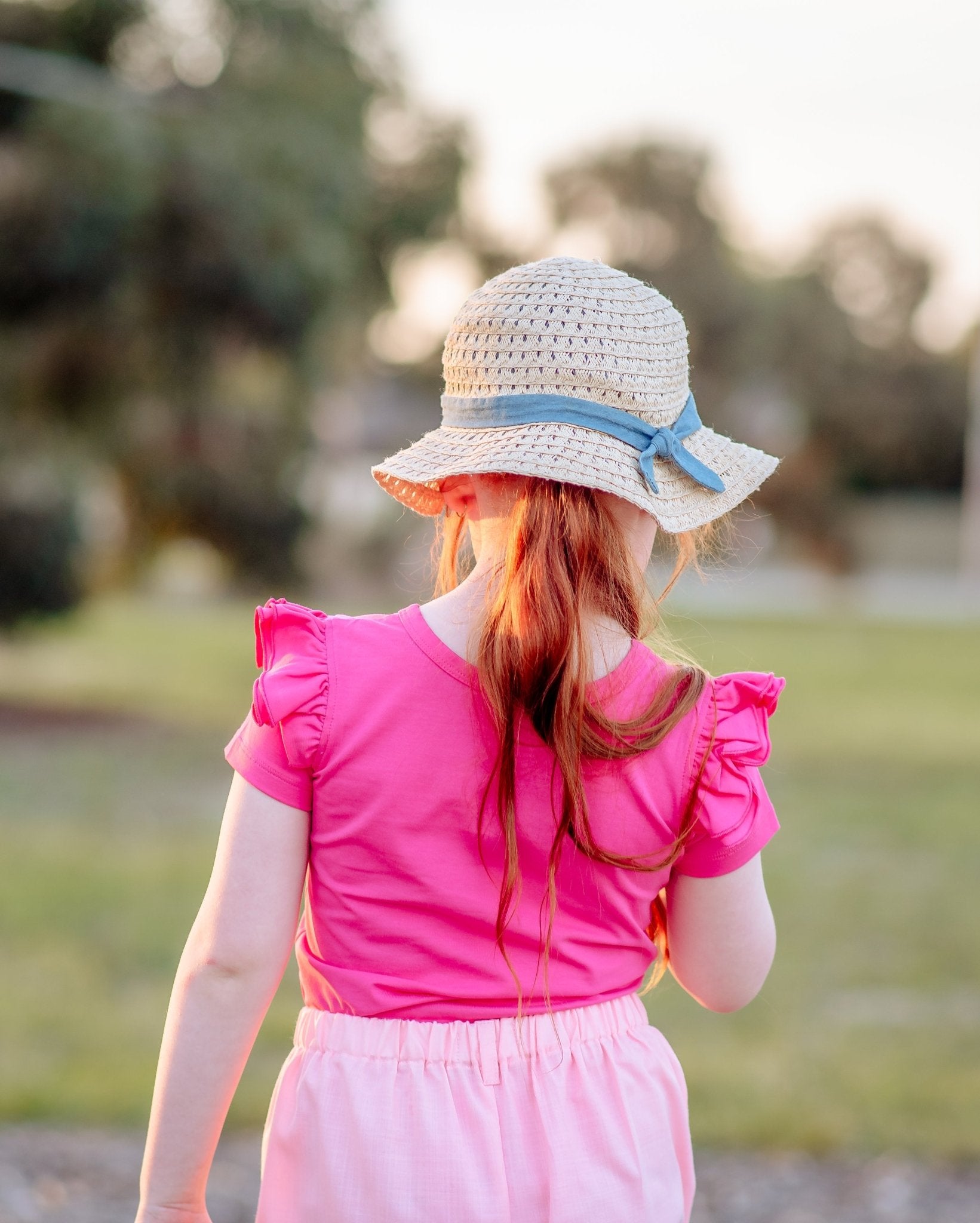 PERSIAN PINK SHORT SLEEVE FLUTTER - Toots Kids