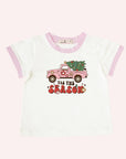 PINK CAR SHORT SLEEVE T-SHIRT - Toots Kids