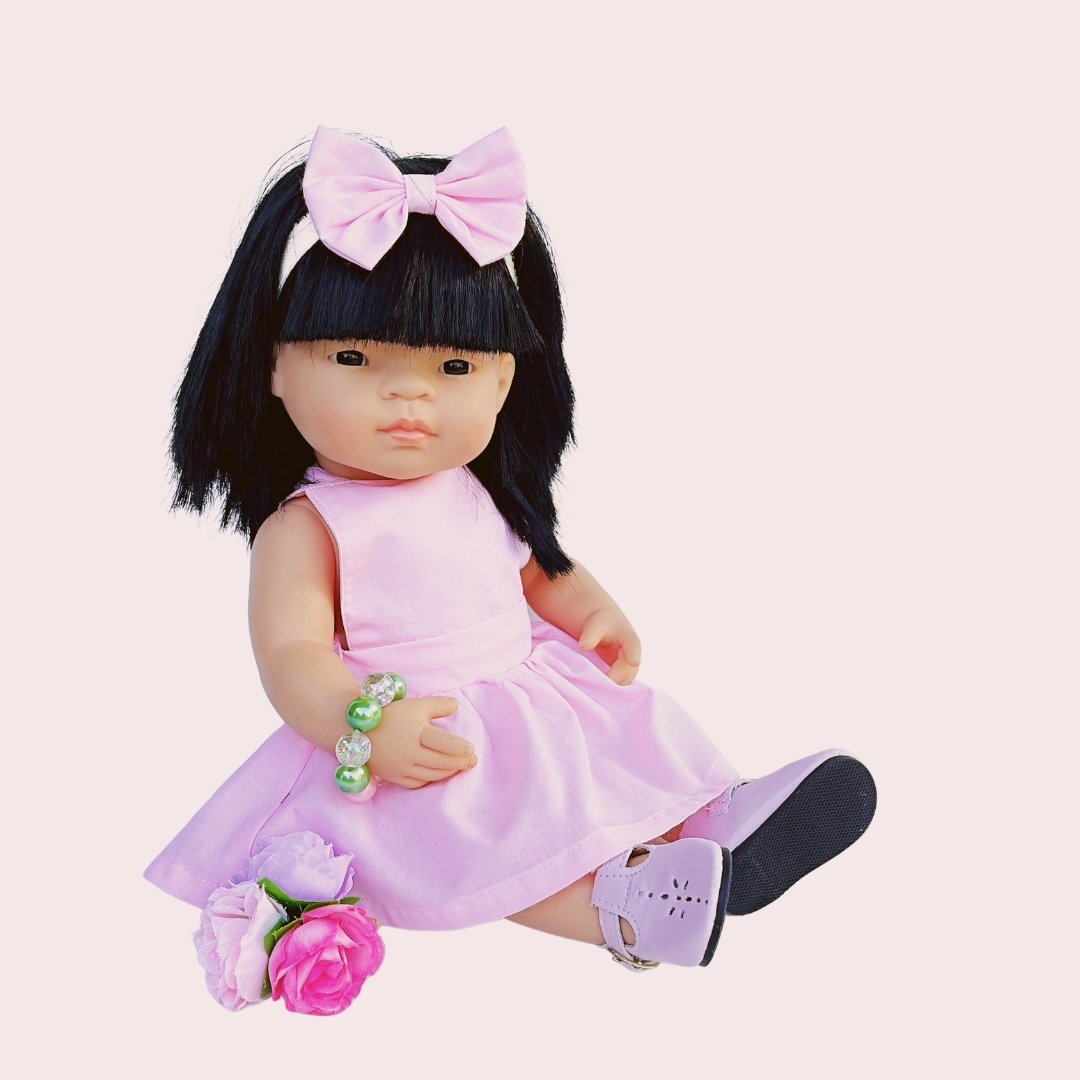 PINK DOLL PINNY DRESS - Toots Kids