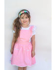 PINK FLUTTER PINNY - Toots Kids