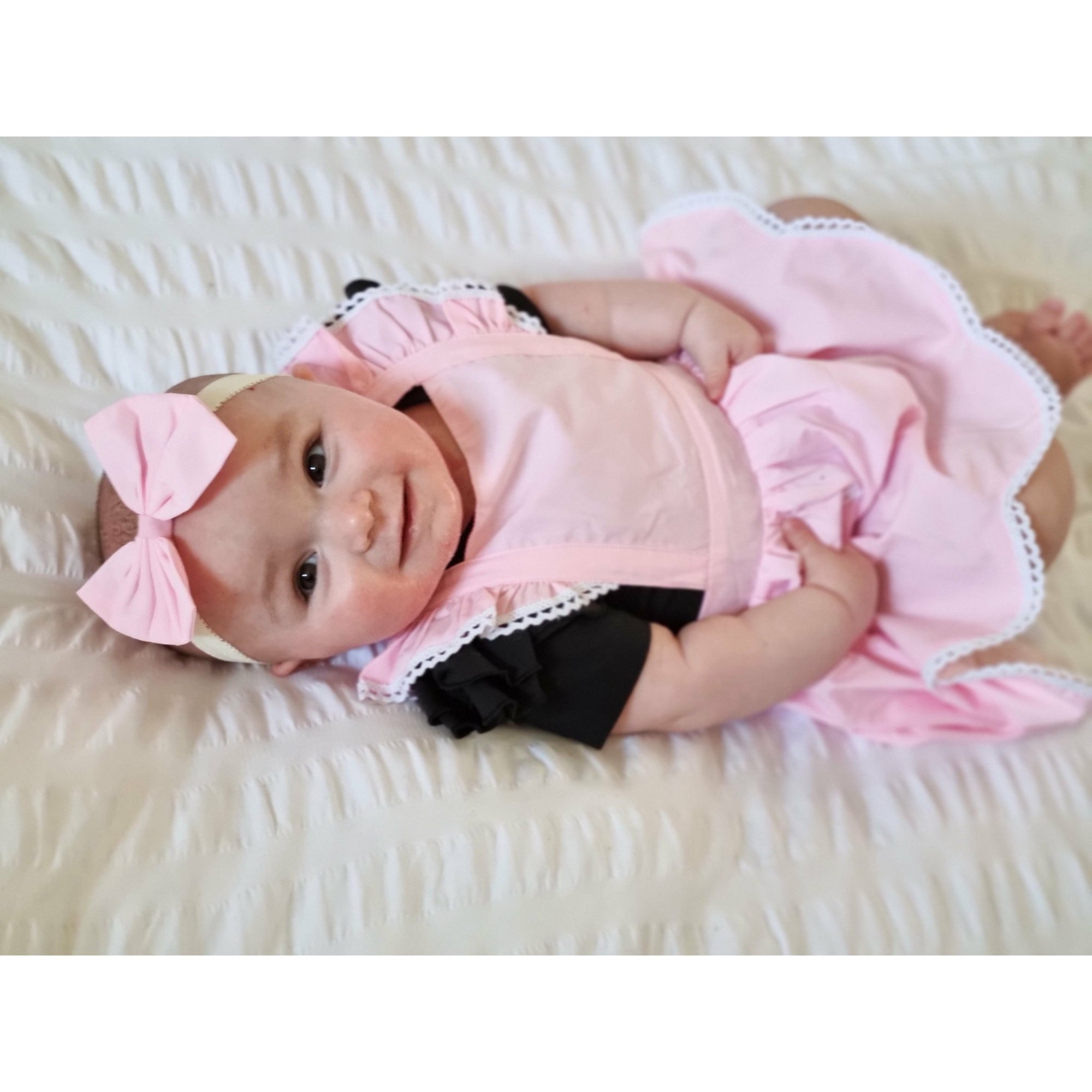 PINK FLUTTER PINNY - Toots Kids