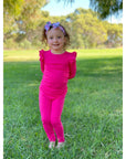 RUBY PINK LEGGING - Toots Kids
