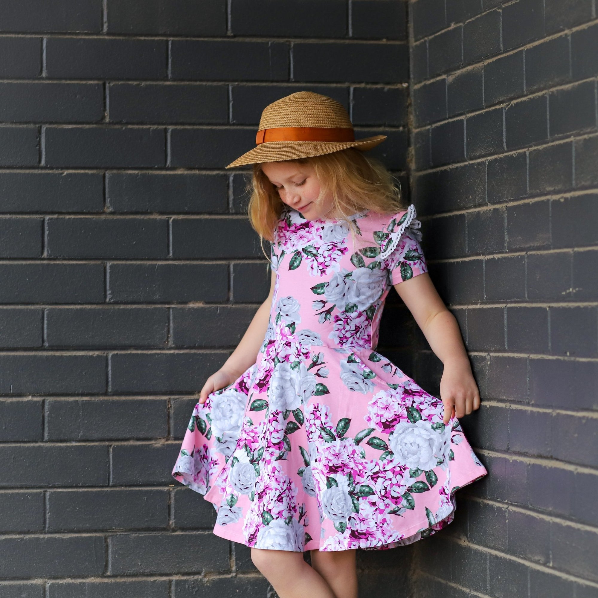 SADIE TWIRLY GIRL DRESS - Toots Kids