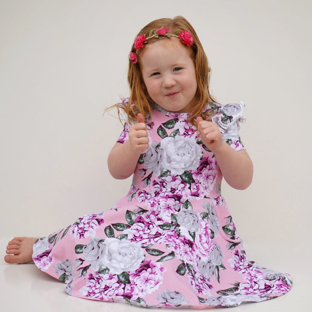 SADIE TWIRLY GIRL DRESS - Toots Kids