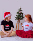 SISTER CHRISTMAS HAT KIDS T-SHIRT - Toots Kids