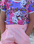 SOFT BERRY PINK SHORTS - Toots Kids