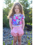 SOFT BERRY PINK SHORTS - Toots Kids