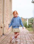STEEL BLUE CARDIGAN - Toots Kids