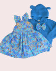 STEEL BLUE CARDIGAN - Toots Kids