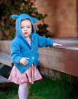 STEEL BLUE CARDIGAN - Toots Kids