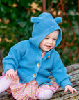 STEEL BLUE CARDIGAN - Toots Kids