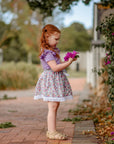 SWEET ORCHID SHORT SLEEVE FLUTTER - Toots Kids