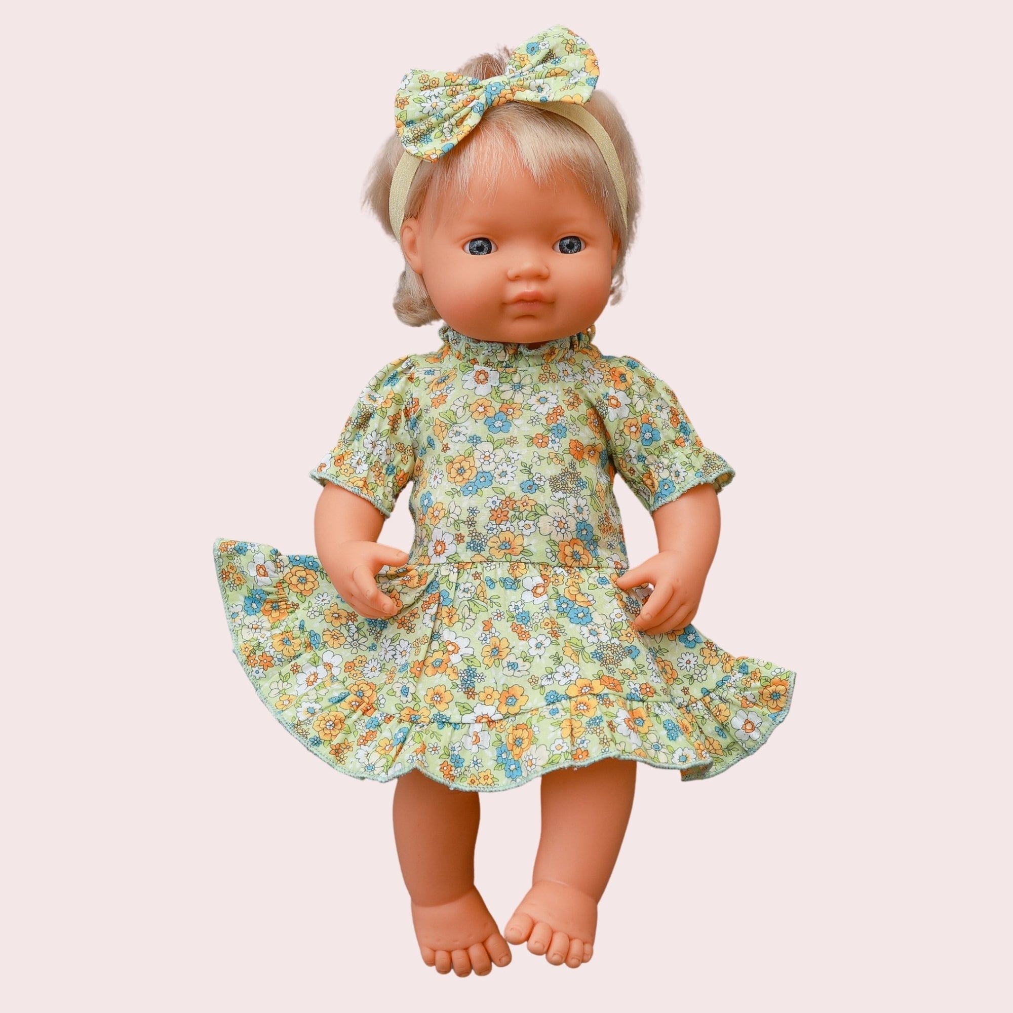 TIANA DRESS FOR MINILAND DOLL - Toots Kids