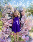 ULTRA VIOLET TWIRLY GIRL DRESS - Toots Kids