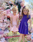 ULTRA VIOLET TWIRLY GIRL DRESS - Toots Kids