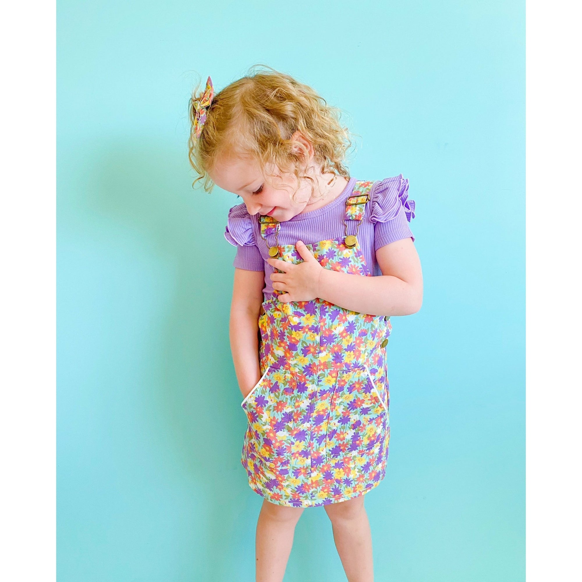 VERA OVERALL DRESS - Toots Kids