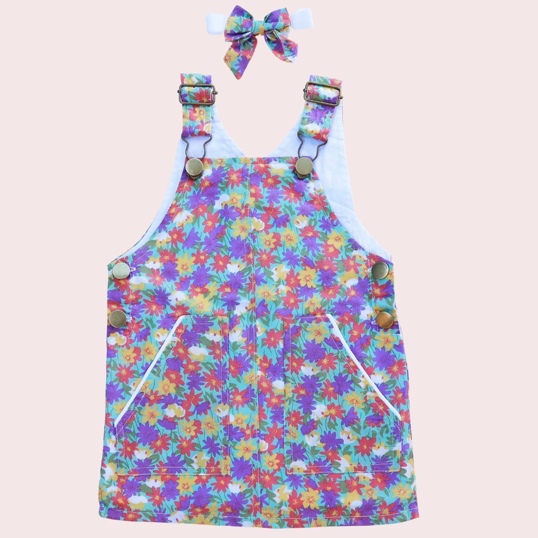 VERA OVERALL DRESS - Toots Kids