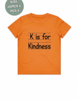 K IS FOR KINDNESS TSHIRT HARMONY DAY
