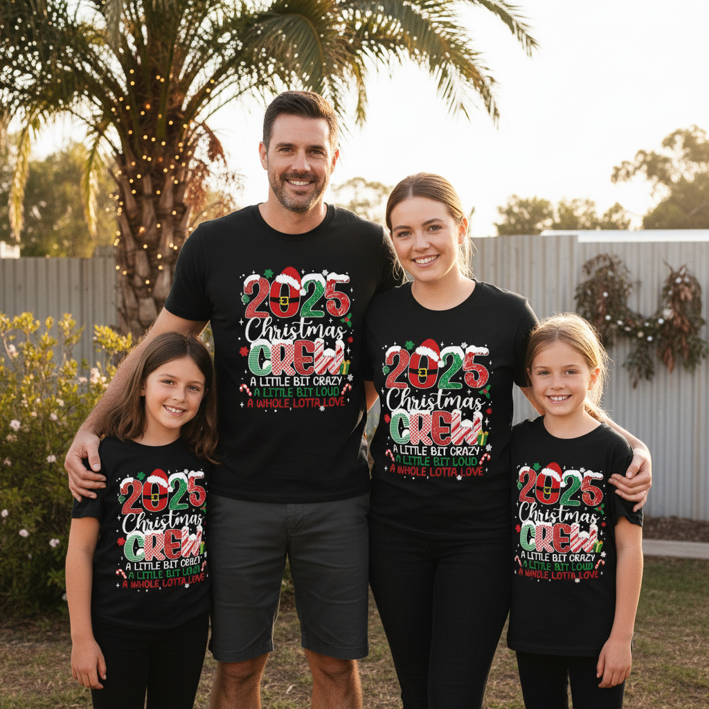 Christmas t shirts Australia

Kids Christmas shirts

Family matching Christmas shirts

Personalised Christmas t shirts

Custom Christmas t shirts Australia

Christmas outfits for kids

Christmas tees for families

Christmas shirts Australia

Matching Christmas tees

Aussie Christmas shirts

Baby Christmas onesie Australia

Custom holiday shirts Australia

Cute Christmas shirts for kids