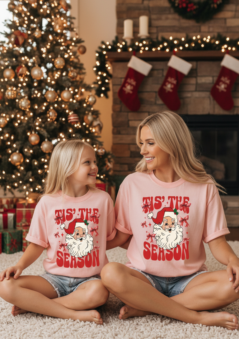 Family matching Christmas shirts tees
