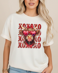 HIGHLAND COW RED XOXO VALENTINE'S DAY TSHIRT (more colours and styles)