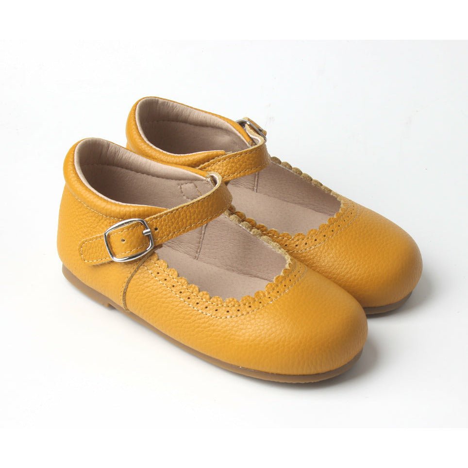 MUSTARD MARY JANE SHOES - Toots Kids