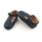 Navy T-bar shoes - Toots Kids