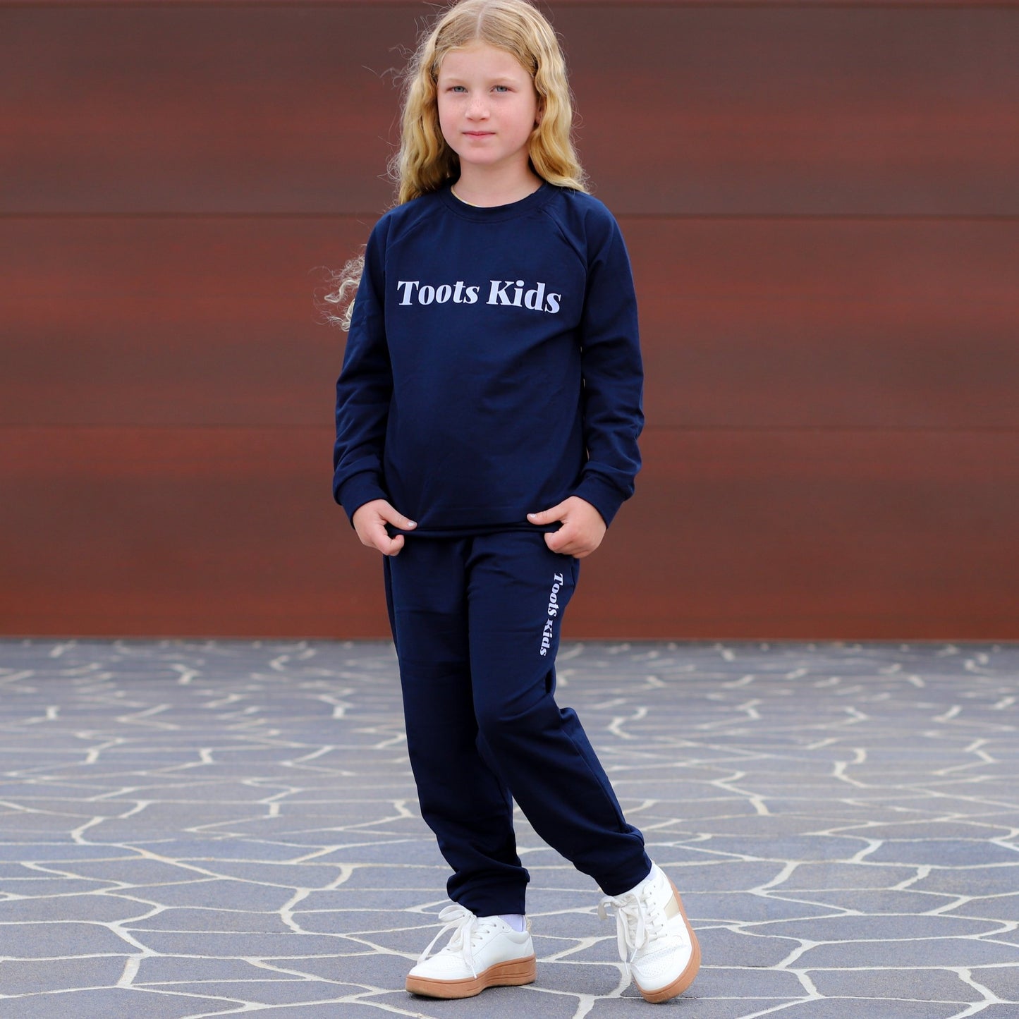 NAVY TRACKPANTS - Toots Kids