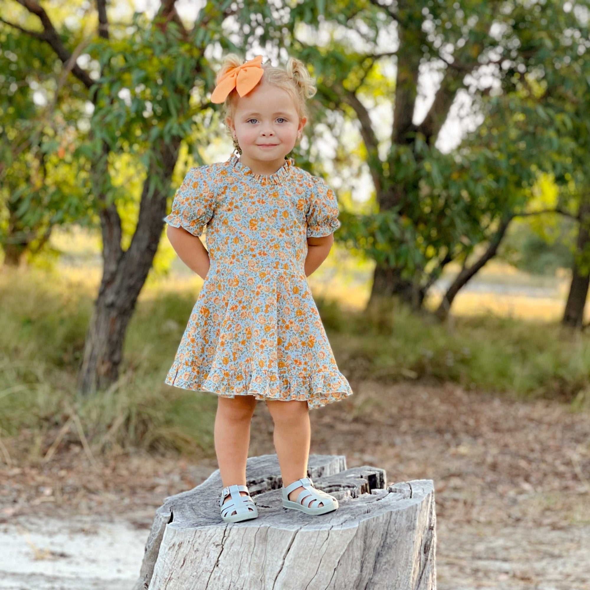 SHARLAYLA FRILL DRESS - Toots Kids
