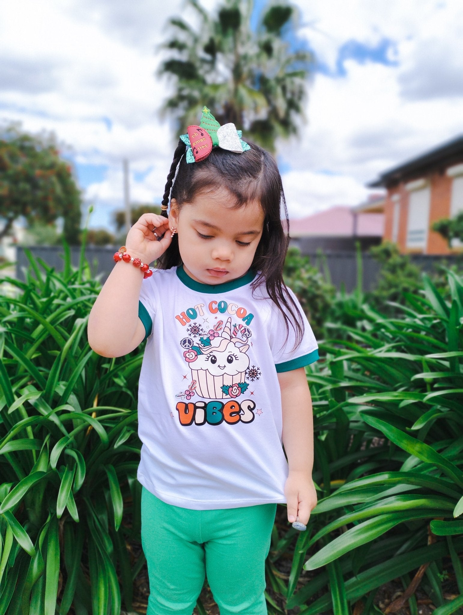 UNICORN HOT COCOA CHRISTMAS T-SHIRT - Toots Kids